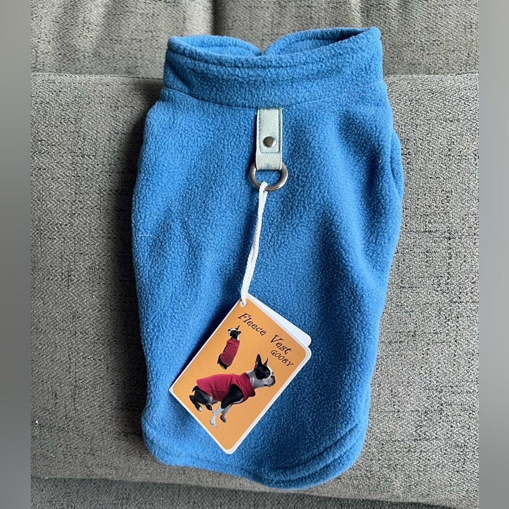 Gooby Dog sweater Blue Fleece